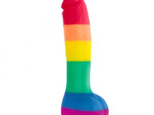 Colours Pride Edition 8 Inch Realistic Silicone Dildo With Balls