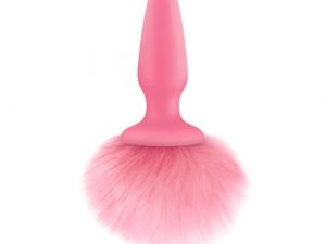 Pink Bunny Tail Butt Plug