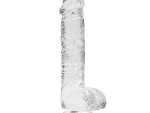 RealRock 6 Inch Transparent Realistic Crystal Clear Dildo