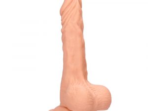 RealRock 8 Inch Dong With Testicles Flesh Pink