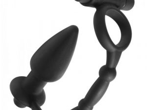 Master Series Viaticus Dual Cock Ring And Anal Plug Vibrator